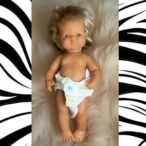 Anatomically Correct Male Caucasian Baby Doll by Miniland Dolls